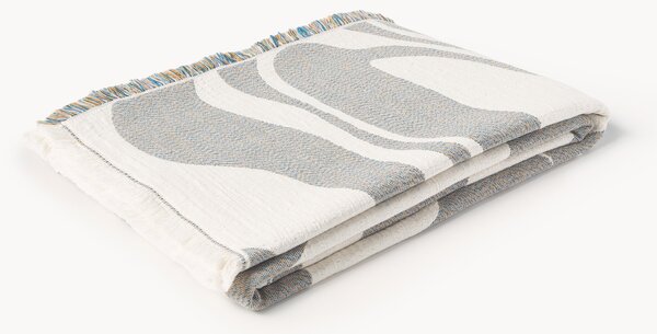 Coperta jacquard con frange Rui