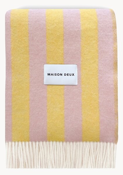 Coperta in lana a righe Candy Wrap
