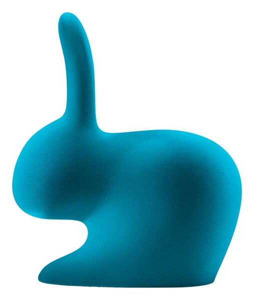 RABBIT CHAIR VELVET FINISH LIGHT BLUE 90010LB QEEBOO BLUE