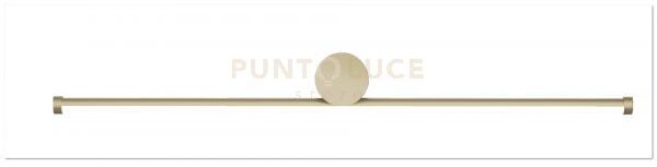 Elia/asd o lampada da parete a led 12w sdd 2800 - 5000k 805lm oro 