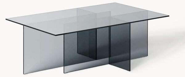 Tavolino da salotto in vetro Anouk, larg. 102 cm