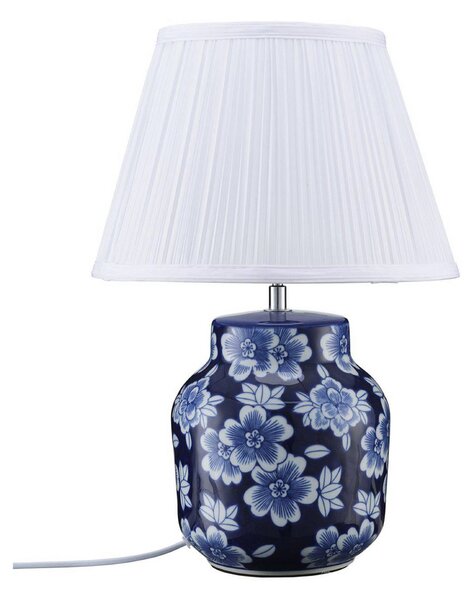 PR Home Lampada da tavolo Fanny, Blu, Soggiorno / Sala da pranzo, Ceramica, Moderno, Lampada da tavolo