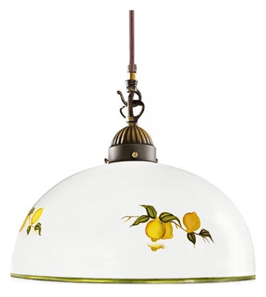 Kolarz 731.30.126 - Lampadario a sospensione con filo NONNA 1xE27/75W/230V diametro 20 cm limoni