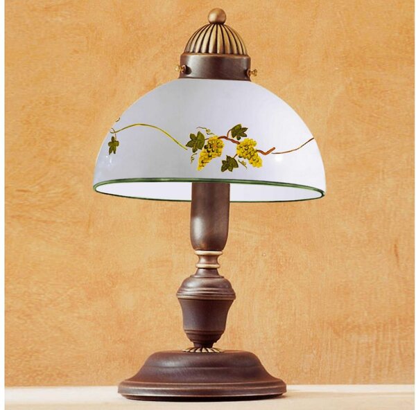 Kolarz 731.73.122 - Lampada da tavolo NONNA 1xE27/75W/230V colore vino