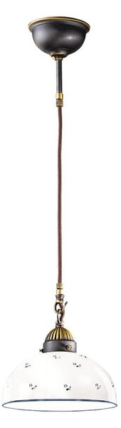 Kolarz 731.30.24 - Lampadario a sospensione con filo NONNA 1xE27/75W/230V diametro 30 cm blu