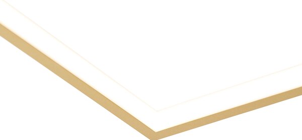 Plafoniera oro con LED dimmerabile a 3 livelli 5 luci - Lejo