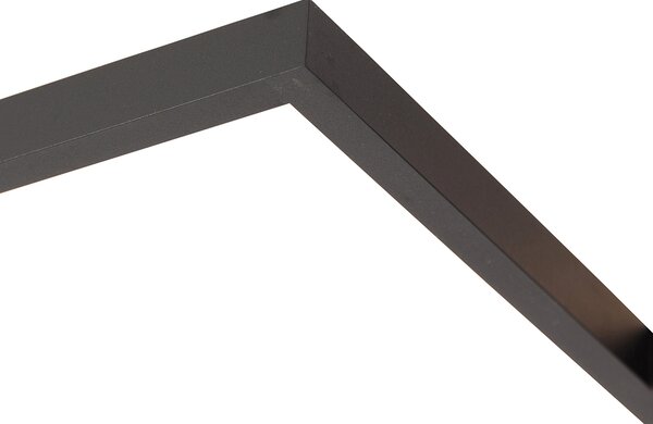 Plafoniera nera con LED dimmerabile a 3 livelli 5 luci - Lejo