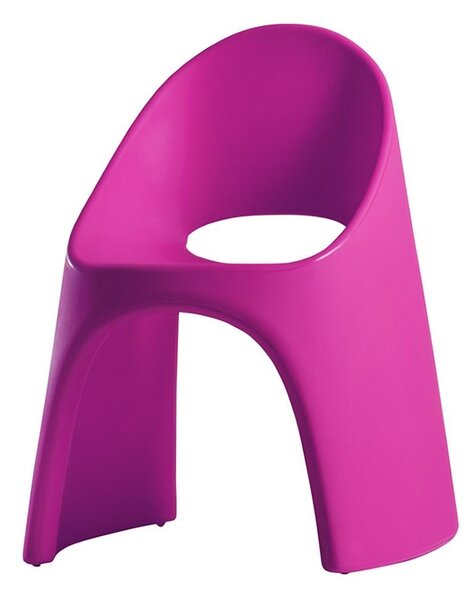 Slide sedia amélie in polietilene disponibile in molte finiture, colore sweet fuchsia