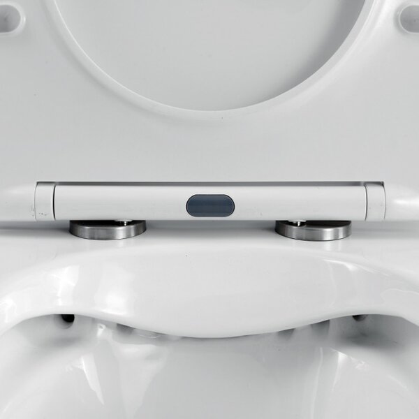 HOOP - Sanitari a terra filo muro wc Rimless coprivaso e bidet