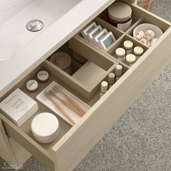 OPTIMUS - Mobile bagno sospeso cm 60 Nordick Mobile con Lavabo