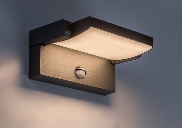 Brilagi - Applique LED da esterno ANKLE LED/12W/230V IP65 nera