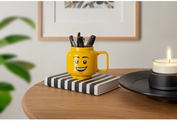 Tazza per bambini in ceramica gialla 530 ml Head - LEGO®