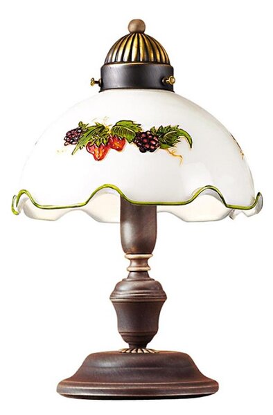 Kolarz 731.73.113 - Lampada da tavolo NONNA 1xE27/75W/230V vino/fragola