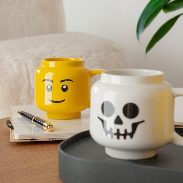 Tazza per bambini in ceramica gialla 530 ml Head - LEGO®