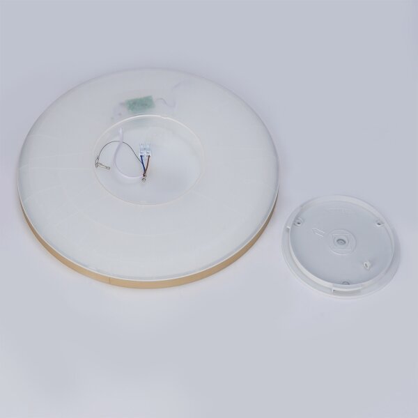 Brilagi - Lampada da bagno ULTRA SLIM LED/24W/230V diam. 42 cm dorata IP54