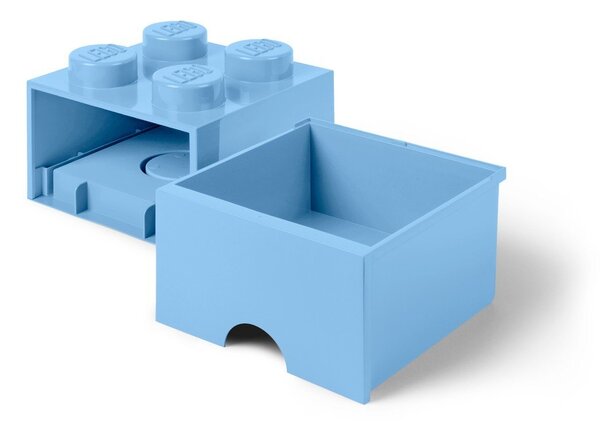 Scatola portaoggetti azzurra quadrata - LEGO®