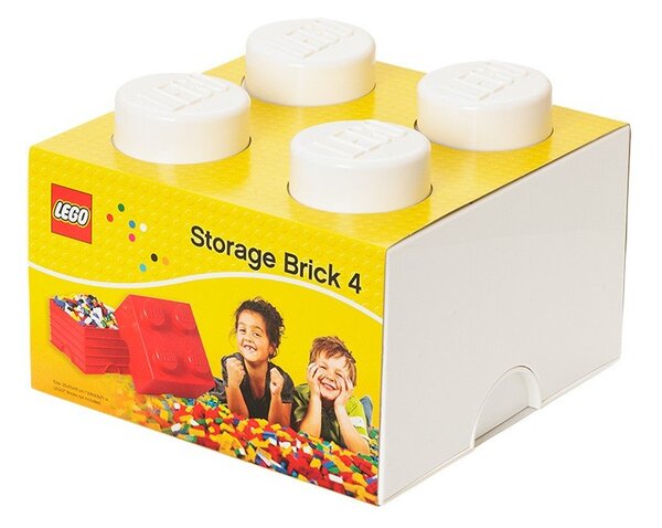 Scatola portaoggetti bianca quadrata - LEGO®