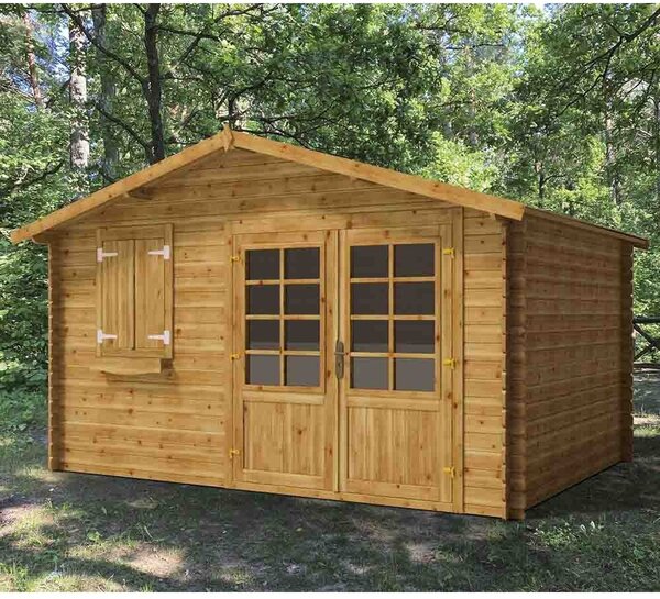 Casetta in legno matilde di losa realizzata in abete impregnato essiccato