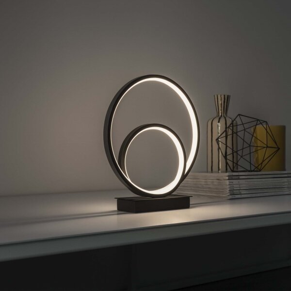 Ideal Lux - Lampada da tavolo LED OZ LED/22W/230V CRI 90 nero