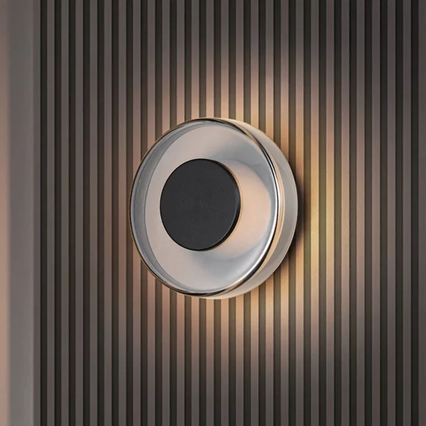 Trio Lighting Applique da parete a LED Celeste, dimmerabile, Cromo / Argento, Soggiorno / Sala da pranzo, Vetro, Moderno, Applique a LED