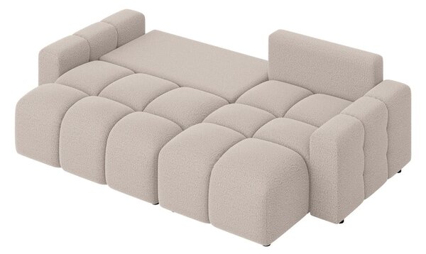 Divano angolare beige allungabile (con composizione variabile) Luki – Ropez