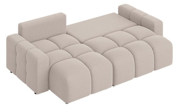 Divano angolare beige allungabile (con composizione variabile) Luki – Ropez