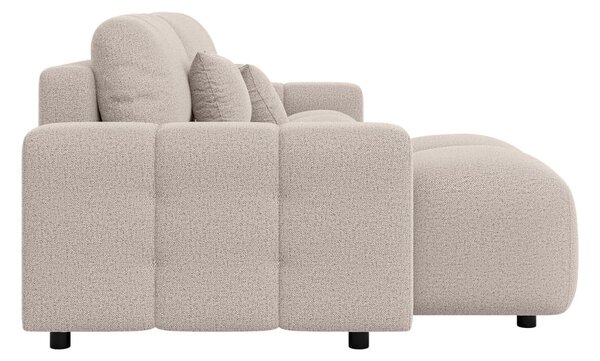 Divano angolare beige allungabile (con composizione variabile) Luki – Ropez