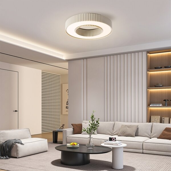 Brilagi - LED dimmerabile plafoniera LUMIX LED/48W/230V 3000-6000K beige diam. 50 cm + telecomando