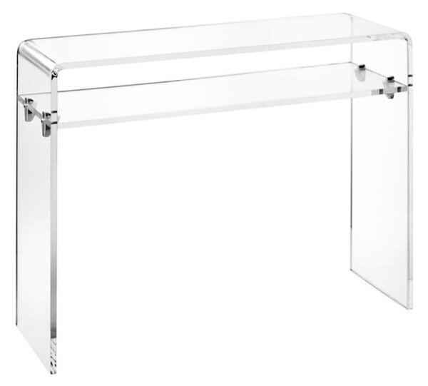 Consolle plexiglass armonia con ripiano