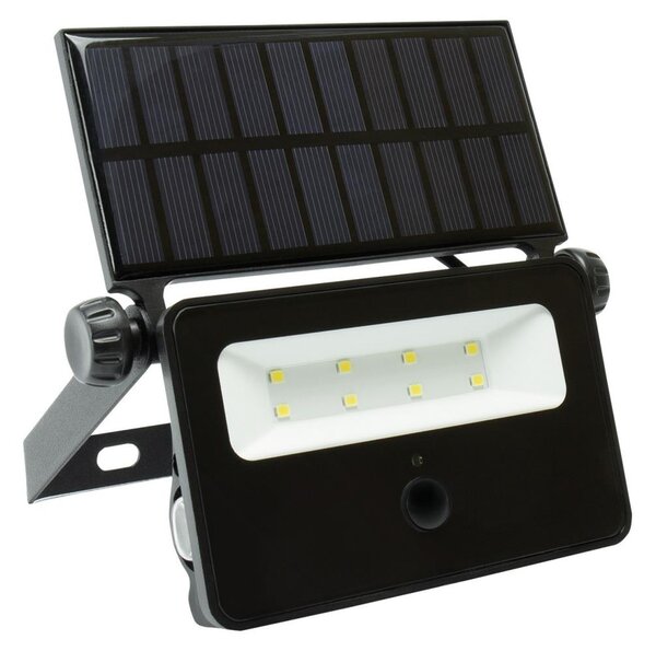 Proiettore solare LED con sensore NOCTIS LED/2W/1800 mAh 3,7V 6000K IP65