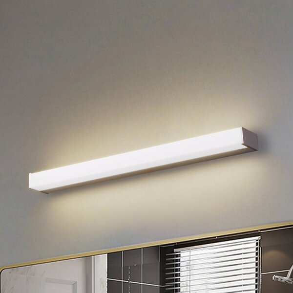 Applique da parete Philippa Lindby, Alluminio / Grigio / Zincato, Bagno, Alluminio, Moderno, Applique