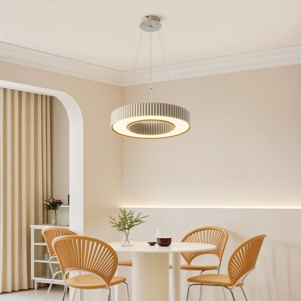 Brilagi - Lampadario LED dimmerabile LUMIX LED/48W/230V 3000-6000K beige, diametro 50 cm + telecomando