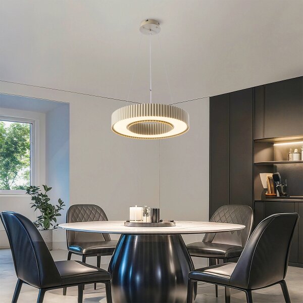 Brilagi - Lampadario LED dimmerabile LUMIX LED/48W/230V 3000-6000K beige, diametro 50 cm + telecomando