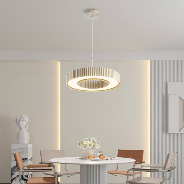 Brilagi - Lampadario LED dimmerabile LUMIX LED/48W/230V 3000-6000K beige, diametro 50 cm + telecomando