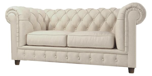 Divano in velluto crema 178 cm Cambridge - Ropez