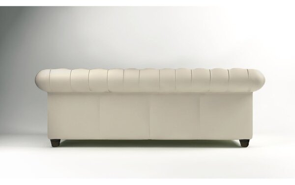 Divano in velluto crema 230 cm Cambridge - Ropez