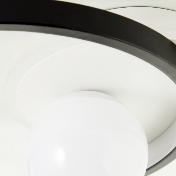 Brilliant - Plafoniera LED dimmerabile ATLANTA LED/24W/230V nero/bianco