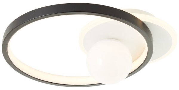 Brilliant - Plafoniera LED dimmerabile ATLANTA LED/24W/230V nero/bianco