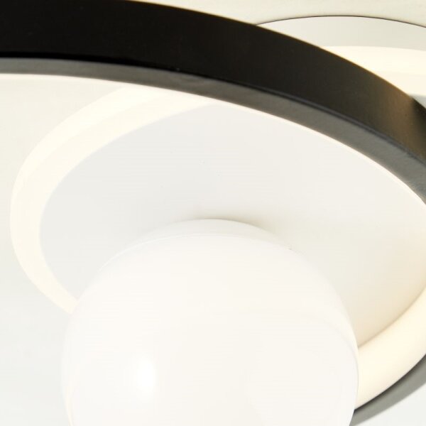 Brilliant - Plafoniera LED dimmerabile ATLANTA LED/24W/230V nero/bianco