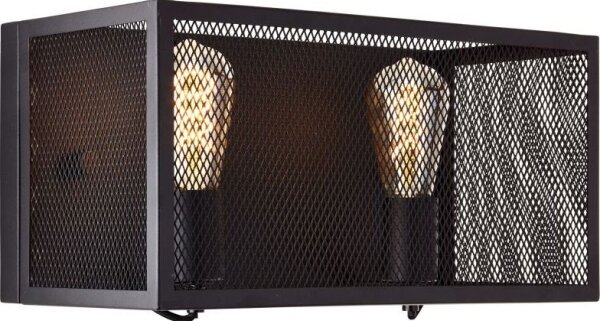 Brilliant - Applique MAZE 2xE27/40W/230V nero