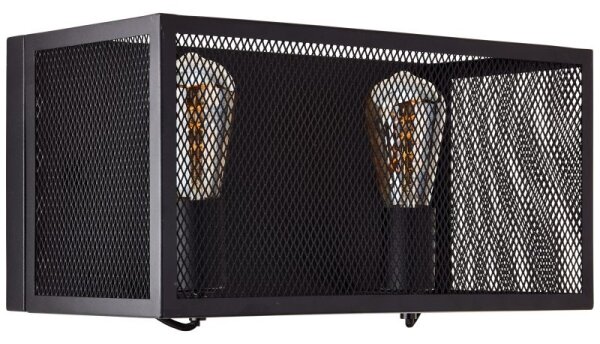 Brilliant - Applique MAZE 2xE27/40W/230V nero