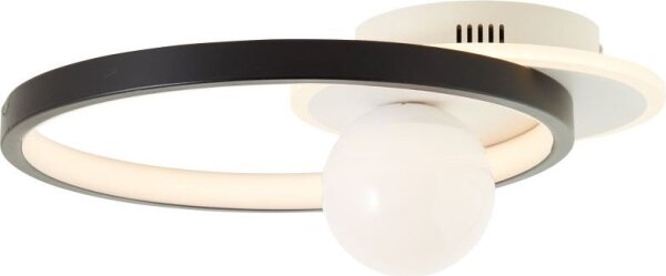 Brilliant - Plafoniera LED dimmerabile ATLANTA LED/24W/230V nero/bianco