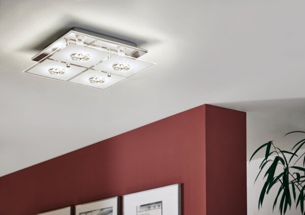Eglo 93783 - Plafoniera LED RONCATO 4xGU10/3W/230V