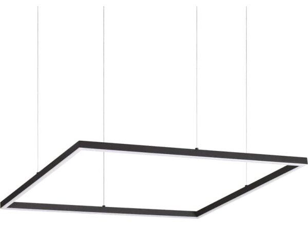 Ideal Lux - Lampadario LED a sospensione ORACLE SLIM LED/44W/230V 3000K 70x70 cm nero