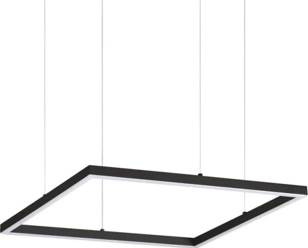 Ideal Lux - Lampadario a sospensione con cavo ORACLE SLIM LED/33W/230V 3000K 50x50 cm nero