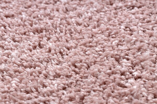 Tappeto BERBER quadrato 9000 rosa Frange berbero marocchino shaggy