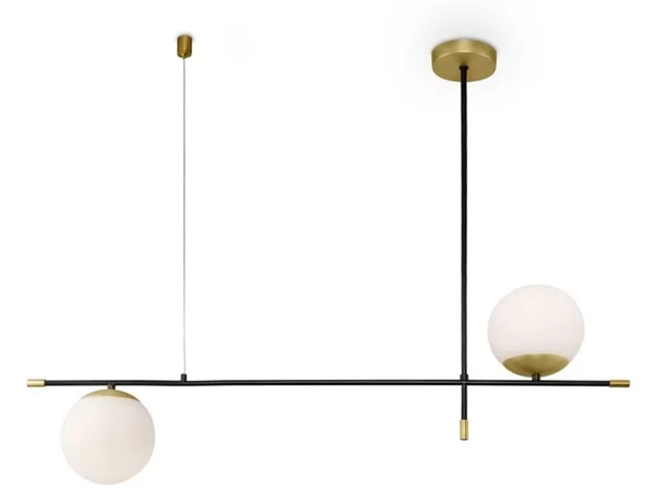 Maytoni MOD048PL-02G - Lampadario a sospensione con supporto rigido NOSTALGIA 2xE14/40W/230V