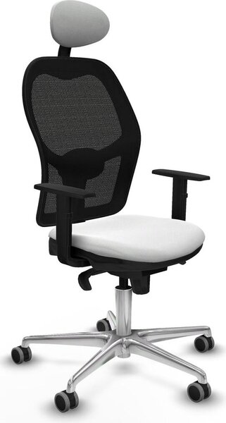 Sedia da ufficio con poggiatesta Jorquera Piqueras y Crespo 1D086G1 Bianco