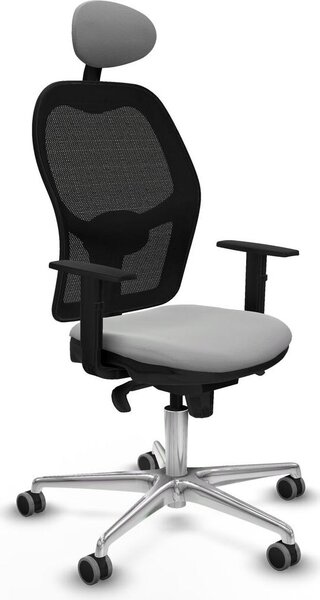 Sedia da ufficio con poggiatesta Jorquera Piqueras y Crespo 1D086G1 Grigio chiaro