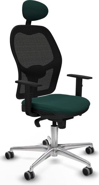 Sedia da ufficio con poggiatesta Jorquera Piqueras y Crespo 1D086G1 verde